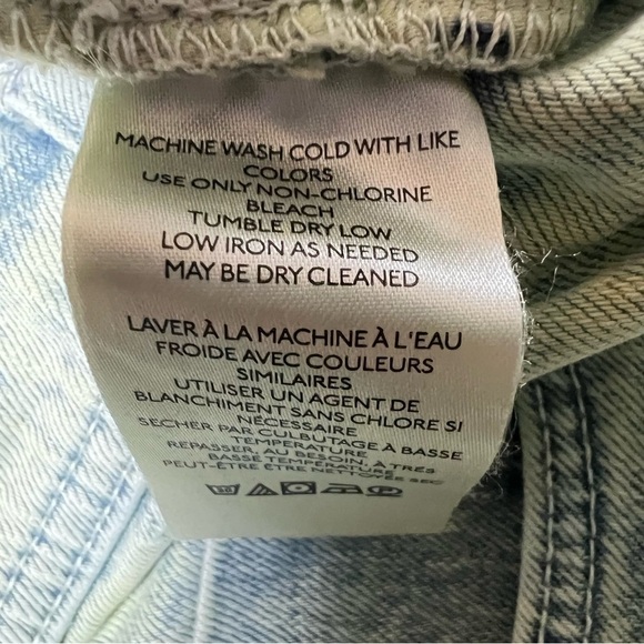 ANTHROPOLOGIE Pilcro Midrise Slim Boyfriend Spray Paint Destroyed Size 30 - Picture 13 of 16